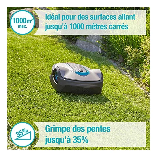 Autre vue : Robot tondeuse Gardena SILENO life 1000