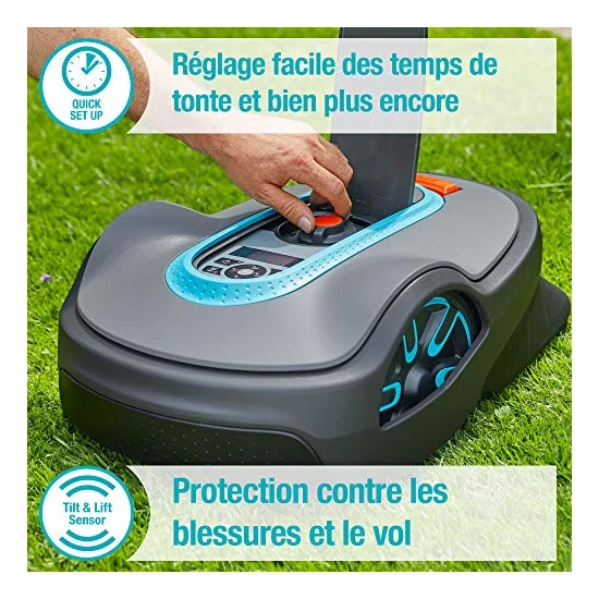 Autre vue : Robot tondeuse Gardena SILENO life 1000