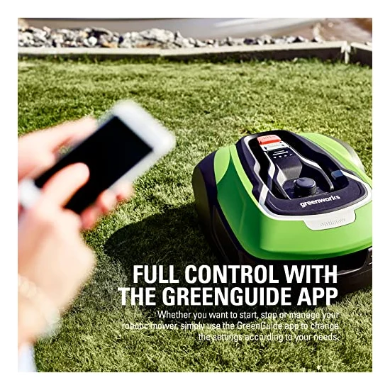 Autre vue : Robot tondeuse Greenworks Optimow 10