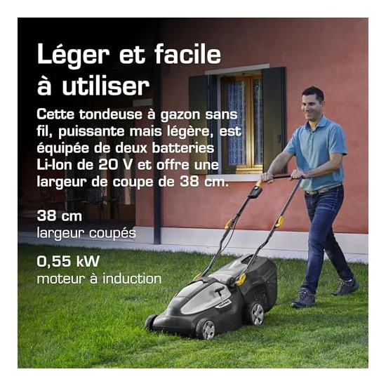 Autre vue : Tondeuse à batterie Alpina AL1 3820 Li