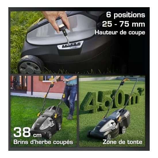 Autre vue : Tondeuse à batterie Alpina AL1 3820 Li