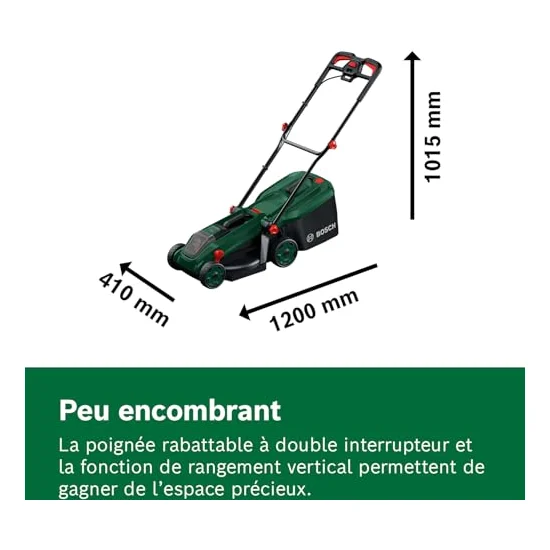 Autre vue : Tondeuse à batterie Bosch Rotak 18V-34