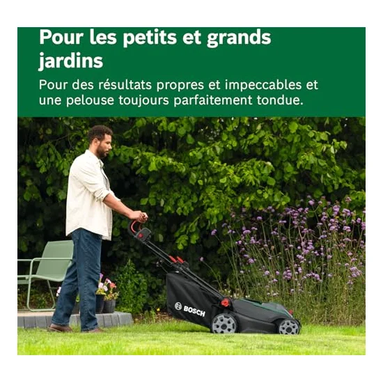 Autre vue : Tondeuse à batterie Bosch Rotak 18V2-43