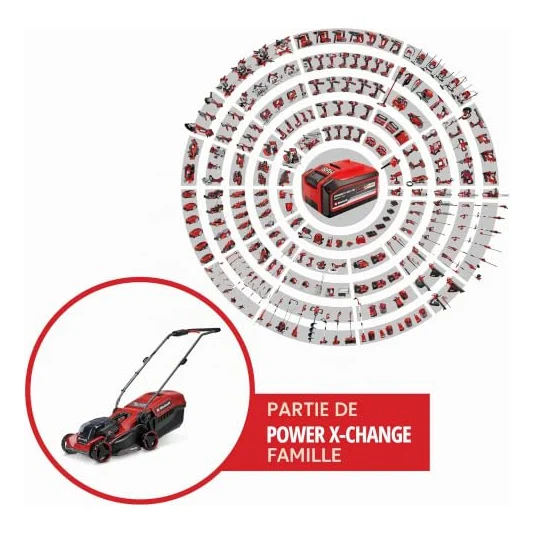 Autre vue : Tondeuse à batterie Einhell GE-CM 18/32 C Li BL