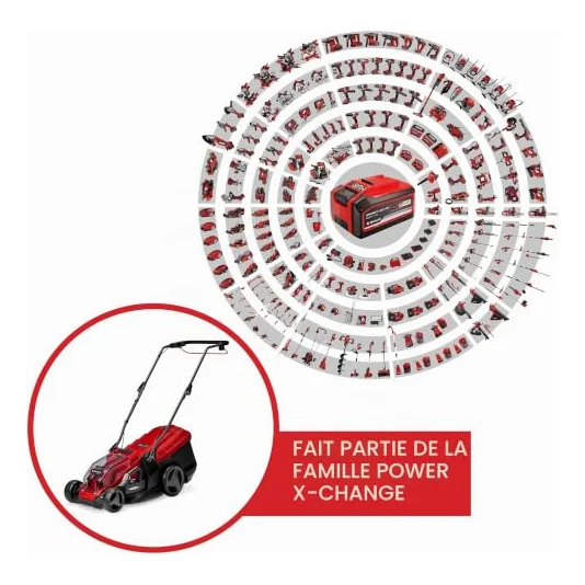 Autre vue : Tondeuse à batterie Einhell GE-CM 36/36 Li
