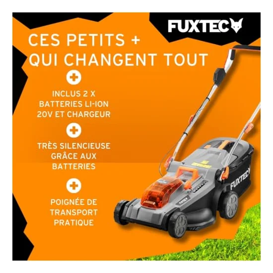 Autre vue : Tondeuse à batterie Fuxtec FX-E2RM37