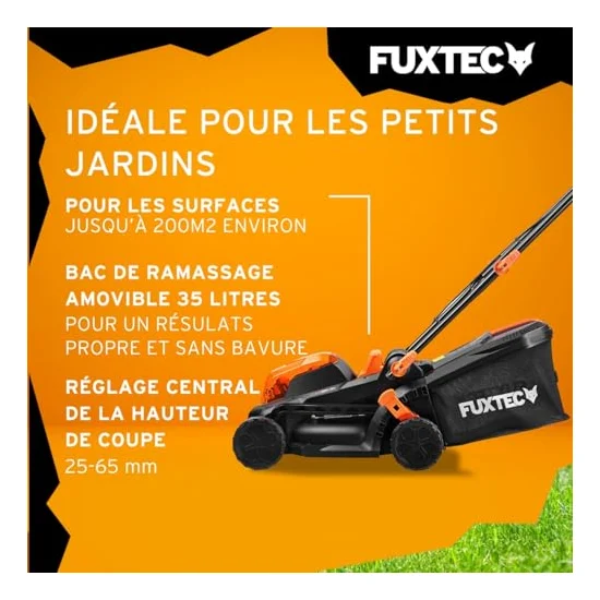 Autre vue : Tondeuse à batterie Fuxtec FX-E1RM20