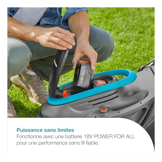 Autre vue : Tondeuse à batterie Gardena PowerMax 37/36V P4A