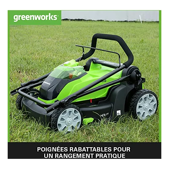 Autre vue : Tondeuse à batterie Greenworks G40LM41