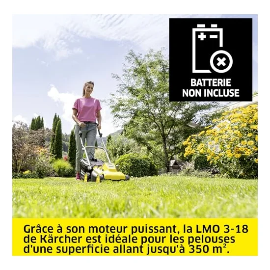 Autre vue : Tondeuse à batterie Kärcher LMO 3-18