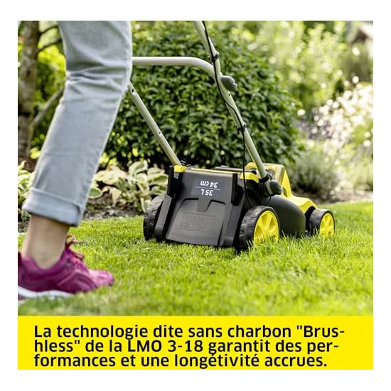 Autre vue : Tondeuse à batterie Kärcher LMO 3-18