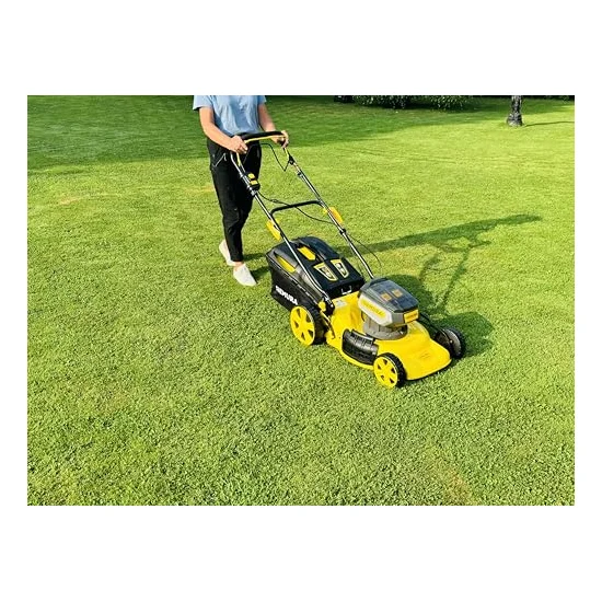 Autre vue : Tondeuse à batterie Nemura TDB446 80 V (2 × 40 V) 46 cm autotractée