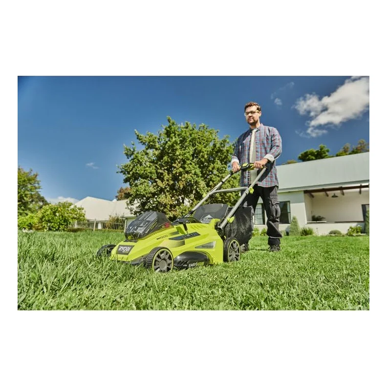 Autre vue : Tondeuse à batterie Ryobi RLM36X46H50PG