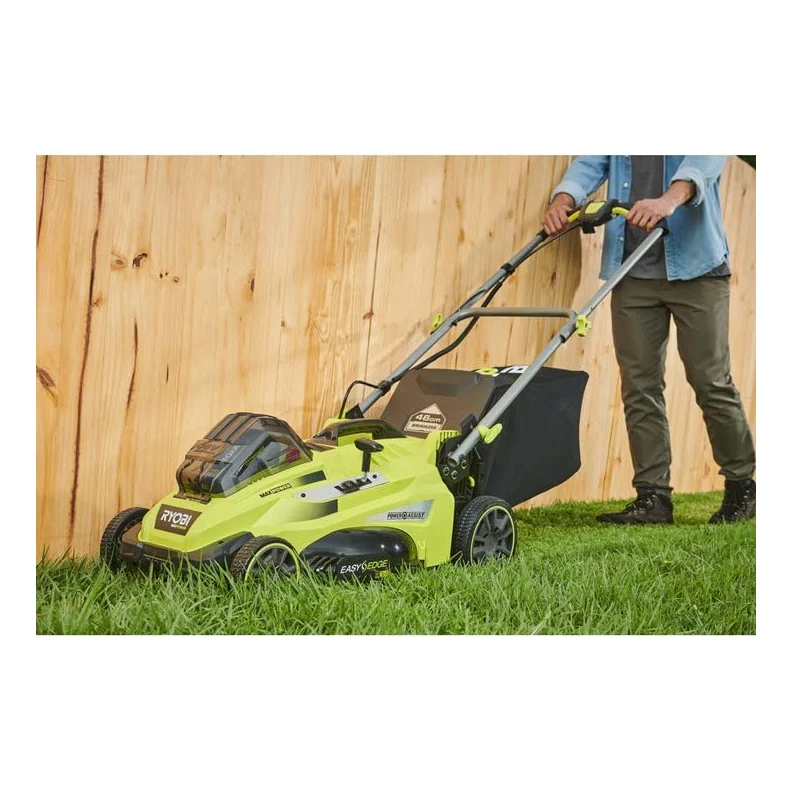 Autre vue : Tondeuse à batterie Ryobi RLM36X46H50PG