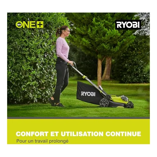 Autre vue : Tondeuse à batterie Ryobi RY18LMX40C-240