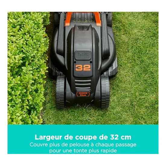 Autre vue : Tondeuse électrique filaire Black+Decker BEMW351
