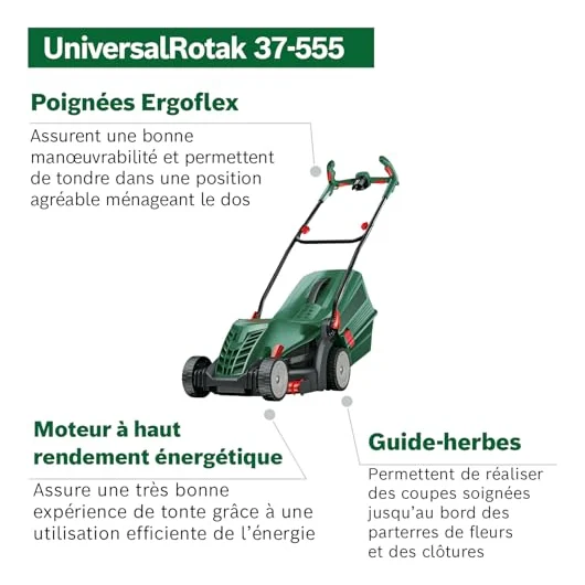 Autre vue : Tondeuse électrique filaire Bosch UniversalRotak 37-555