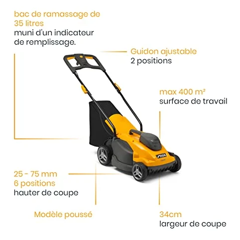 Autre vue : Tondeuse électrique filaire Stiga Combi 336c