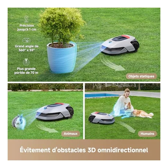 Autre vue : Robot tondeuse Dreame A1 Pro