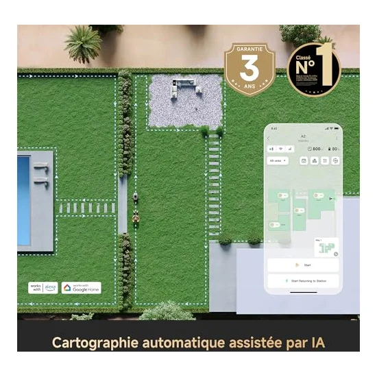 Autre vue : Robot tondeuse Dreame A2 1200