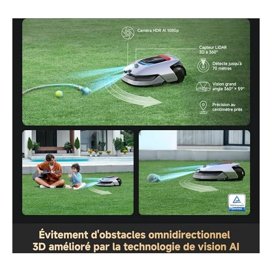 Autre vue : Robot tondeuse Dreame A2 1200