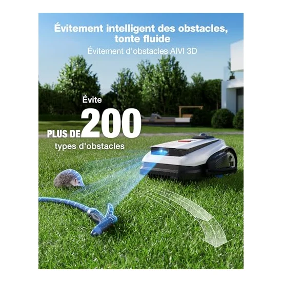 Autre vue : Robot tondeuse Ecovacs GOAT A1600 LiDAR PRO