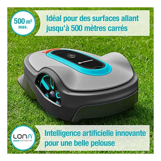 Autre vue : Robot tondeuse Gardena smart SILENO city 500