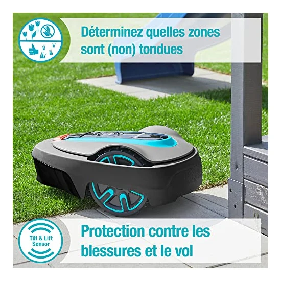 Autre vue : Robot tondeuse Gardena smart SILENO city 500