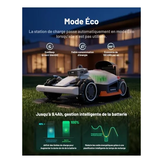 Autre vue : Robot tondeuse Mammotion LUBA 3 AWD 1500