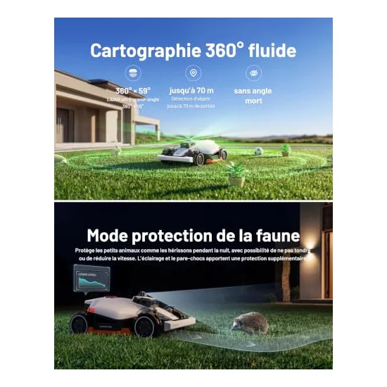 Autre vue : Robot tondeuse Mammotion LUBA 3 AWD 3000