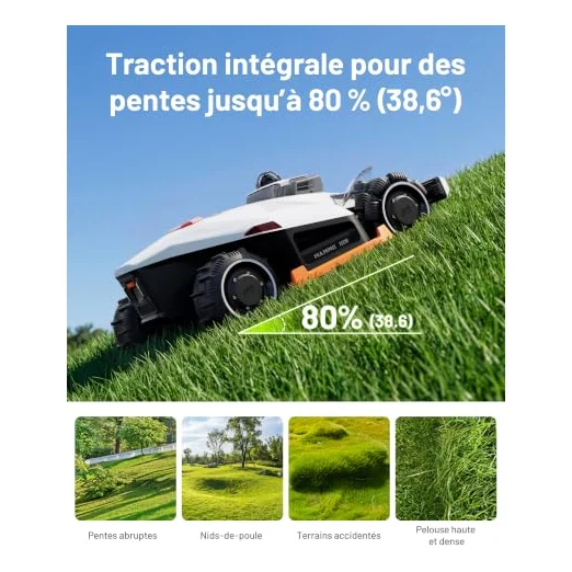 Autre vue : Robot tondeuse Mammotion LUBA 3 AWD 3000