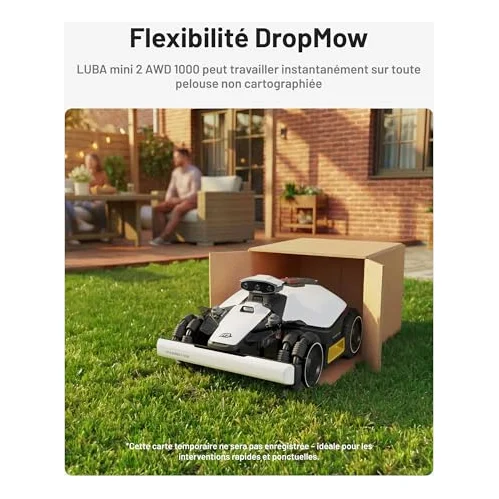 Autre vue : Robot tondeuse Mammotion LUBA mini 2 AWD 1000