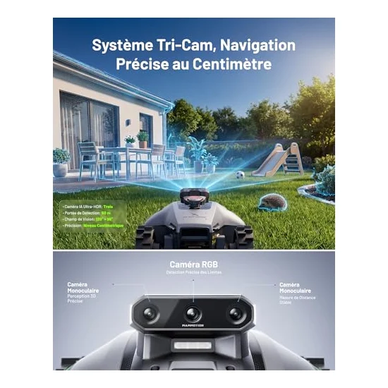 Autre vue : Robot tondeuse Mammotion YUKA mini 2 500
