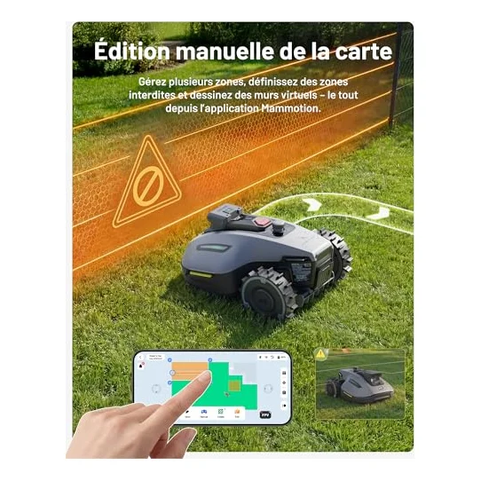 Autre vue : Robot tondeuse Mammotion YUKA mini 2 500