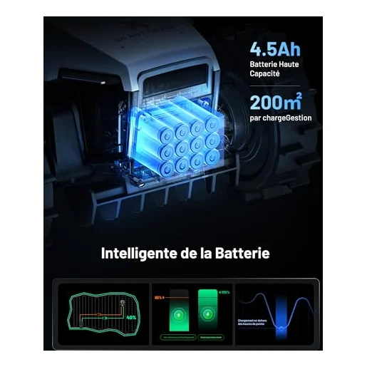 Autre vue : Robot tondeuse Mammotion YUKA mini 2 500