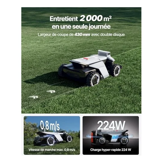 Autre vue : Robot tondeuse Navimow X420