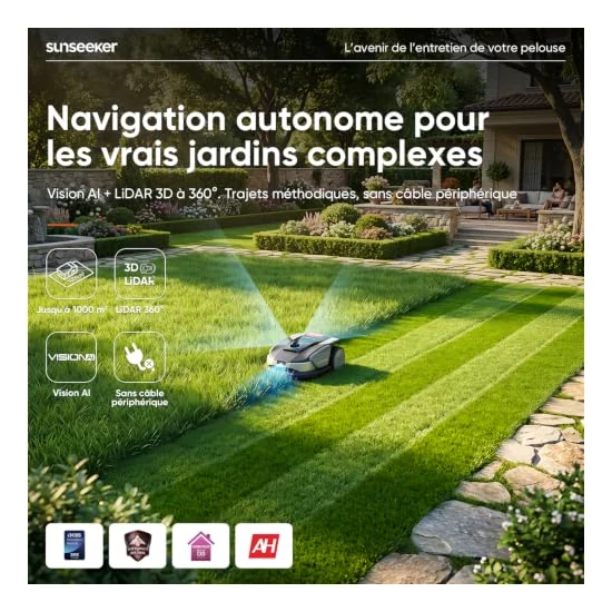 Autre vue : Robot tondeuse Sunseeker S4