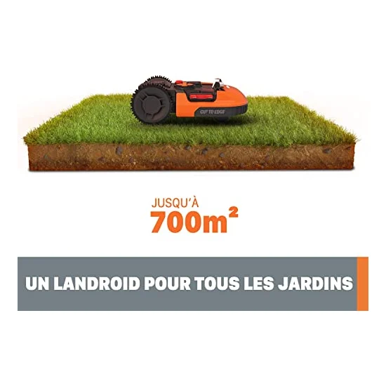 Autre vue : Robot tondeuse Worx Landroid M700 Plus WR167E