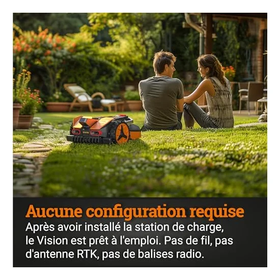 Autre vue : Robot tondeuse Worx Landroid Vision AI M800 WR208E