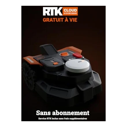 Autre vue : Robot tondeuse Worx Landroid Vision Cloud 2WD WR305E