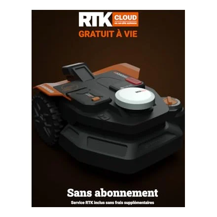 Autre vue : Robot tondeuse Worx Landroid Vision Cloud 2WD WR312E