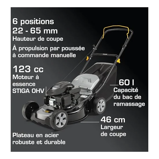 Autre vue : Tondeuse thermique Alpina AL4 46 A