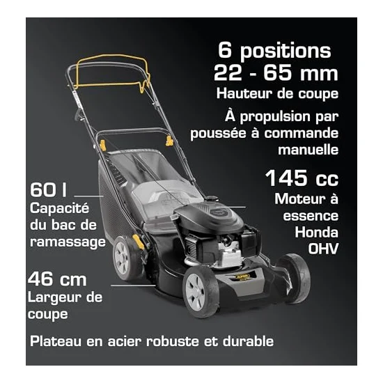 Autre vue : Tondeuse thermique Alpina AL4 46 SH