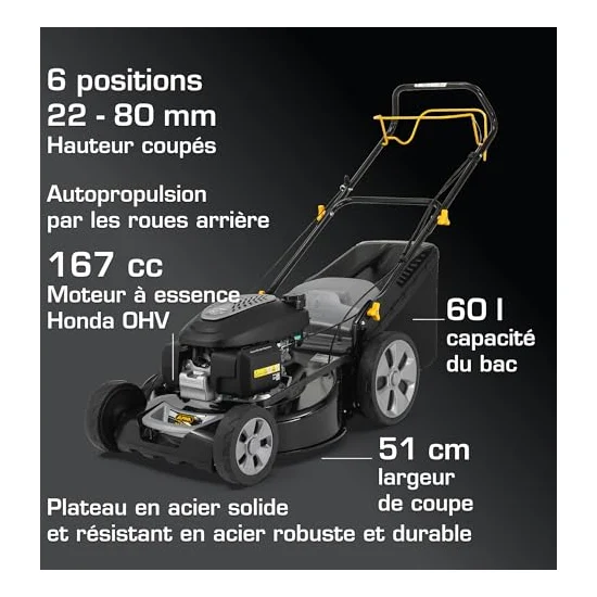 Autre vue : Tondeuse thermique Alpina AL5 51 SHQ
