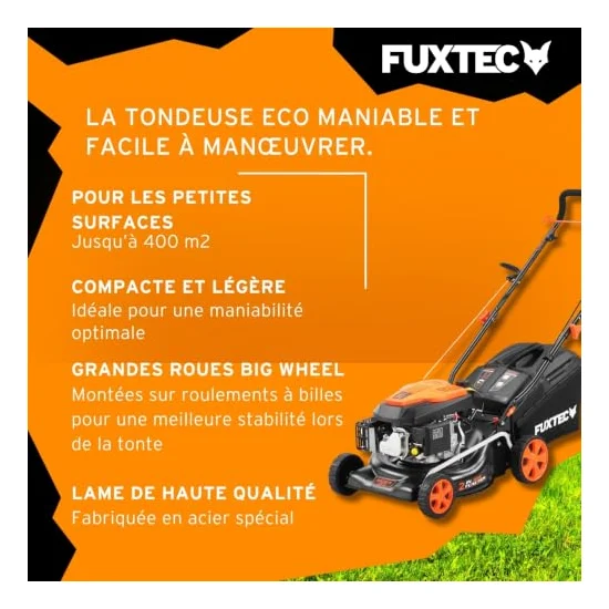 Autre vue : Tondeuse thermique Fuxtec FX-RM4346ECO