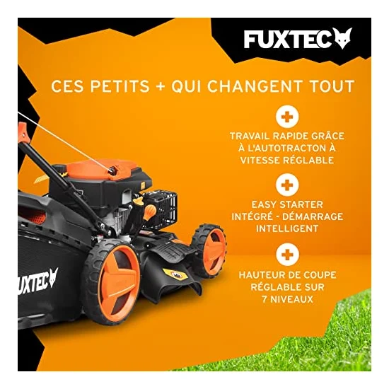 Autre vue : Tondeuse thermique Fuxtec FX-RM5196PRO