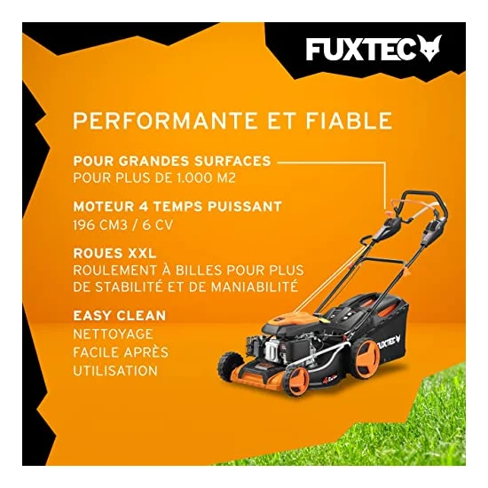 Autre vue : Tondeuse thermique Fuxtec FX-RM5196PRO