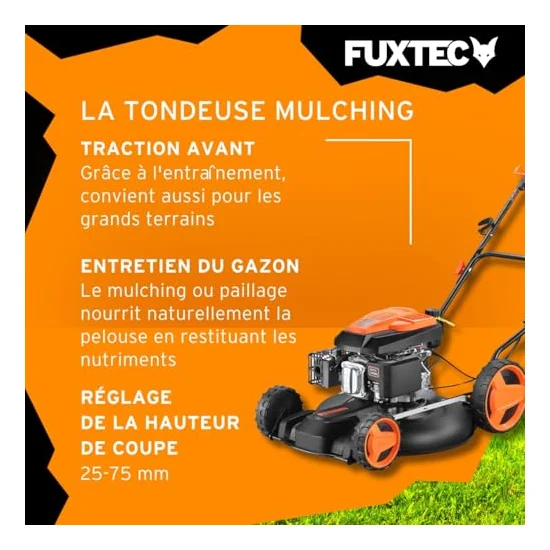 Autre vue : Tondeuse thermique Fuxtec FX-RM51SA96