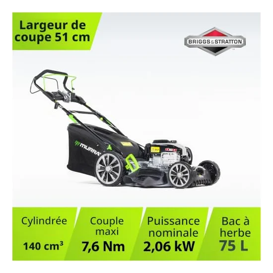 Autre vue : Tondeuse thermique Murray EQ2-500X