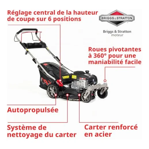 Autre vue : Tondeuse thermique NAX 1000S